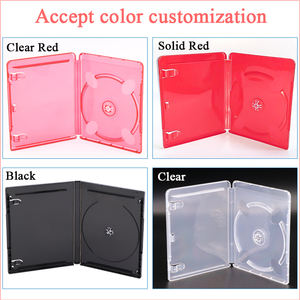 WEISHENG Standard 14mm 1 2 3 4 5 6 Disques <span class=keywords><strong>Bluray</strong></span> Cover Wholesale 4K UHD Black DVD CD Holder Empty Blu-ray Replacement Case - Product Image 6