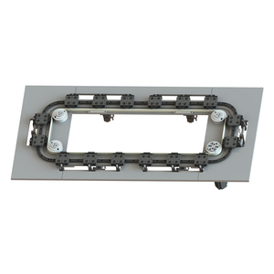 Transportbanden Rechthoekige Synchrone Riem V Geleidesystemen Geautomatiseerde Gebogen Beweging Voor Productielijn - Product Image 6