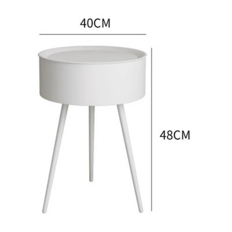 สีขาวบริสุทธิ์ (เส้นผ่านศูนย์กลาง 40 ซม. x สูง 48 ซม.)