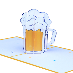 <span class=keywords><strong>Carte</strong></span> de vœux créative en papier creux imprimé en couleur, en trois dimensions, tasse <span class=keywords><strong>à</strong></span> bière, <span class=keywords><strong>fête</strong></span> <span class=keywords><strong>des</strong></span> <span class=keywords><strong>pères</strong></span>, <span class=keywords><strong>carte</strong></span> pop-up 3D, <span class=keywords><strong>carte</strong></span> de bénédiction - Product Image 1