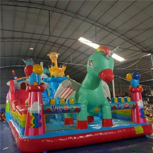 Castillo hinchable <span class=keywords><strong>casa</strong></span> hinchable con tobogán Peppa's Joyful Party Slide Commercial - Product Image 5