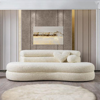 Meubles de salon en gros OEM et ODM, canapé Chesterfield luxueux trois places rembourré.