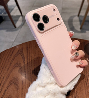 Coque de téléphone en silicone liquide pour iPhone 18 Pro Max, sensation de peau, protection arrière, antichoc, fine et protectrice