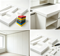 Mesin Pembuat Panel Kabinet Dekorasi Interior Co-extrusion dari Papan Busa Plastik PVC Rigid
