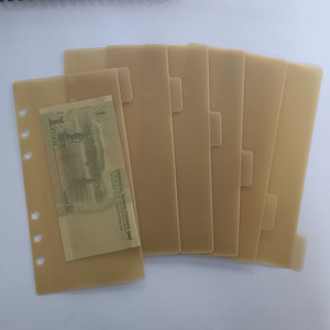 Etiquetas personalizadas de alta calidad Durable PP Multi colores Accesorios de presupuesto Hojas sueltas A6 Sobres de efectivo Set Tab Sobre de efectivo - Product Image 2