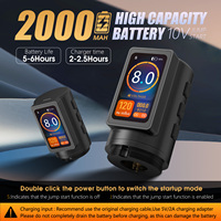 Ambition Paco 2000mAh 2,2-4,2mm Carrera ajustable Máquina de tatuaje inalámbrica profesional Pluma con batería doble para arte corporal