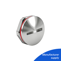 Bouchon métallique étanche NPT1/2\" en acier inoxydable 304, bouchon à vis, bouchon aveugle