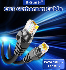 Câble Patch Ethernet RJ45 Cat6 UTP D-sunty OEM, Cordon Réseau LAN 8 Conducteurs, 0.5m 1m 2m 5m 10m, Vente en Gros - Product Image 4