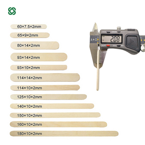 Palitos de helado de madera respetuosos con el medio ambiente Fabricante de China Palo de paletas 93/114/150mm Natural - Product Image 3