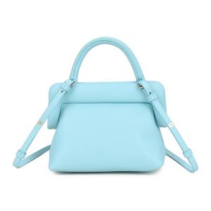 Sac à main minimaliste bleu pastel, grande capacité, léger, bandoulière réglable, pour un usage quotidien et décontracté - Product Image 3