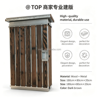Tableau de distribution électrique décoratif extérieur de style paysager avec 12-24 prises IP66 résistant aux intempéries