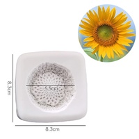 Moule à pétales et étamines de fleurs pour pâte à sucre, outil de décoration de gâteaux, motif gaufré feuilles, qualité alimentaire, emballé individuellement, argile