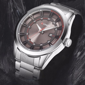 Reloj de Pulsera CURREN 8246 para Hombre, de Alta Calidad, Resistente al Agua, con Movimiento de Cuarzo, Luminoso, Caja de Cristal Duro, Correa de Aleación y Banda de Acero - Product Image 3