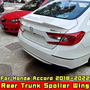 สปอยเลอร์หลังรถยนต์ Accord สีดำเงา สไตล์สปอร์ต ชุดแต่งฝากระโปรงท้าย สำหรับ Honda Accord รุ่นที่ 10 ปี 2018-2022 อุปกรณ์ตกแต่งรถยนต์ - Product Image 2