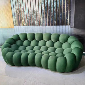 Juego <span class=keywords><strong>de</strong></span> muebles <span class=keywords><strong>de</strong></span> sofás <span class=keywords><strong>de</strong></span> 3 plazas comprimido moderno para sala <span class=keywords><strong>de</strong></span> estar Loveseat Canapé <span class=keywords><strong>De</strong></span> Salon Teddy Bubble Couch Sofá <span class=keywords><strong>de</strong></span> esquina Curvo - Product Image 4