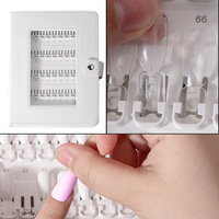 Livre d'échantillons de couleurs pour ongles en acrylique et gel, avec logo personnalisé, nouvelle collection 2026, grille de présentation pour la pratique des faux ongles et nuancier de couleurs en cristal