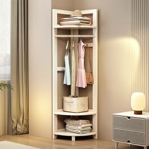 Armario <span class=keywords><strong>de</strong></span> Esquina <span class=keywords><strong>de</strong></span> <span class=keywords><strong>Madera</strong></span> Maciza <span class=keywords><strong>de</strong></span> Fábrica, Perchero <span class=keywords><strong>de</strong></span> Pie, Perchero Integrado, Armario <span class=keywords><strong>de</strong></span> Almacenamiento para Sala <span class=keywords><strong>de</strong></span> Estar y Dormitorio - Product Image 2