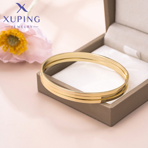 X0009867726 xuping all'ingrosso singolo strato forma singola Ultra sottile 14k placcato <span class=keywords><strong>oro</strong></span> Eco rame <span class=keywords><strong>bracciale</strong></span> <span class=keywords><strong>bambina</strong></span> - Product Image 4