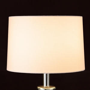 Tối Giản Bảng Ánh Sáng Màu Đen Chrome Pha Lê Bảng Đèn Trắng Trống Bóng Râm Môi Trường Xung Quanh Cơ Thể Thủy Tinh Pin AC Cho Phòng Ngủ - Product Image 2