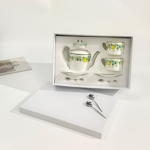Promotion à bas prix : Service à thé en porcelaine fine à motif citron européen - Product Image 4