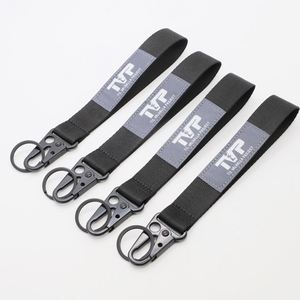 Premium Woven Fabric Lanyard Commemorative Logo <b>Key</b> Strap for Non-Profit Veteran Organizations & Charity Awareness Campaigns - Product Image 1