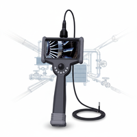 Boroscope industriel ultra-long de 98 pieds (30 m), diamètre 8 mm, caméra vidéo LED IP67, écran tactile FHD de 6 pouces, articulation à 360°, exploration en profondeur