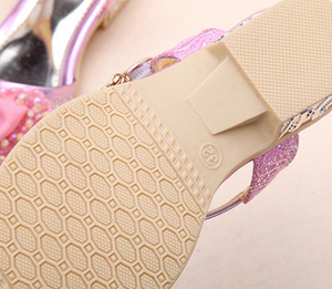 Sandali per Bambine, <span class=keywords><strong>Scarpe</strong></span> Eleganti per Bambini, Nuova Collezione Estate 2025, <span class=keywords><strong>Scarpe</strong></span> da Principessa per Studentesse, Tacchi Alti a Punta Aperta per Bambine - Product Image 5