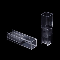 Degao Disposable Plastic Cuvette 1.5ml 4.5ml with High Transparency for Laboratory Absorbance and Colorimetric Analys