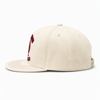 Casquettes Snapback Vintage Unisexe Personnalisées en Coton Sergé à 6 Panneaux avec Broderie 3D en Relief et Badge Numéroté, Réglables – Fabrication OEM