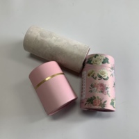 Boîte en papier tube recyclable, boîte en papier personnalisée exquise spot uv cadeau boîte cylindrique boîte en carton avec couvercle