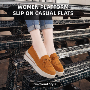 Baskets plateforme pour femmes, décontractées, semelle épaisse, grande taille 43, tendance de la mode printemps, semelle intérieure en caoutchouc - Product Image 2