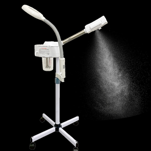 Appareil de beauté facial 3 en 1 à vaporisation chaude, soin profond de la peau et hydratation, <span class=keywords><strong>machine</strong></span> à <span class=keywords><strong>vapeur</strong></span> faciale avec lampe et loupe - Product Image 2