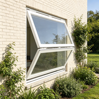 Fenêtre pliante verticale Sunnysky certifiée AS2047 avec vérin à gaz pour comptoir, fenêtres de patio résidentielles