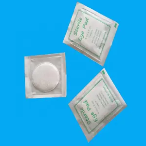 Hot Sale Disposable Medical Surgical Consumable Cotton And Sterile Gauze Eye Pad 6x8cm