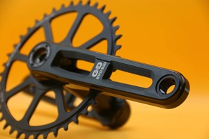 Pédalier de vélo pliant en alliage d'aluminium léger pour axe de 24 mm, route et gravel, avec pignon à 3 dents - Product Image 3