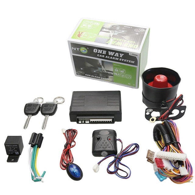 NTO One Way Remote Control Central Locking Car Alarm Security System with Remote Trunk Release