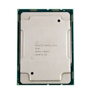 ซีพียู Gold 6150 โปรเซสเซอร์ 18-คอร์ 2.70 กิกะเฮิรตซ์ 24.75 เมกะไบต์ 165 วัตต์ LGA3647 มัลติคอร์ สำหรับเซิร์ฟเวอร์ เวิร์กสเตชัน มือสอง - Product Image 1