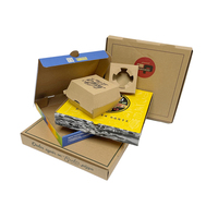 Scatole in Cartone Ondulato Kraft Personalizzate a Basso Prezzo per Pizza e Imballaggio Alimentare, Ecologiche con Goffratura Disponibile