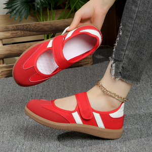 <span class=keywords><strong>Sneakers</strong></span> Casual da <span class=keywords><strong>Donna</strong></span> Bianche con Cinturino - Scarpe Mary Jane Stile Retrò per Uso Quotidiano e Passeggiate Leggere - Product Image 6