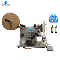 Applicateur de bouchons de bouteilles pour surfaces planes de bureau, machine d'étiquetage autocollante
