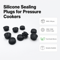 Accessoires pour autocuiseur en silicone de qualité alimentaire, résistants aux hautes températures, anti-poussière et anti-fuite, vente en gros directe usine