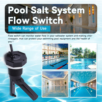 Systèmes de circulation de sel pour piscine XK-FS-02 compatibles avec le câble de 15 pieds GLX-FLO-RP, interrupteur de débit de liquide pour piscine