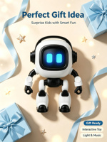 Robot AI da Tavolo ESP32-S3 con Doppio Microfono, Schermo IPS da 1,54" 240x240, Luce RGB, Multilingue, Chat AI su Cloud