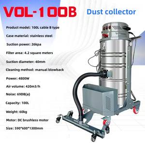 Aspirateur de sol industriel électrique haute puissance à 3 moteurs Machines de construction humides et sèches - Product Image 2