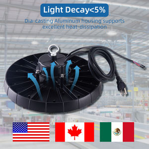 Lampu High Bay <span class=keywords><strong>LED</strong></span> UFO Super Terang 150W 200W 240W untuk Penerangan Industri Dalam Ruangan, Lampu <span class=keywords><strong>LED</strong></span> untuk Garasi, Pabrik, Bengkel, Gudang - Product Image 3