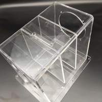 Klarer Acryl-Rechteck-Treiber Versiegeltes Tieftöner gehäuse Acryl box Acryl gehäuse für Lautsprecher