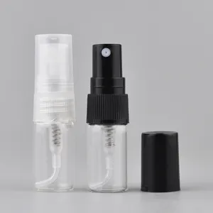 1mL 2ml 3ml 10ml Mini Probador de perfume vacío Muestra 2ml Aceite de perfume Decantar Botella de spray de vidrio