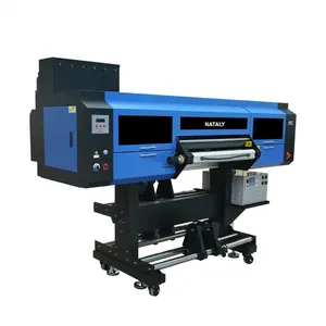 Nataly Manufacturer Supply Automatic Digital Printing Machine All In One 24 Inch Dtf Uv Film Printer I3200 Rainbow Uv Printer