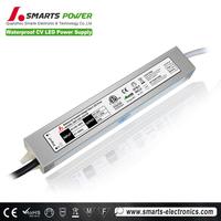 Convertisseur LED IP67 AC 110V 220V 30W vers DC 12V 24V 1.25A Transformateur LED
