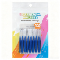 Brosse interdentaire de type I dans un emballage personnalisé, dotée de têtes à poils de différentes tailles pour une élimination efficace de la plaque dentaire
